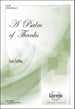 A Psalm of Thanks